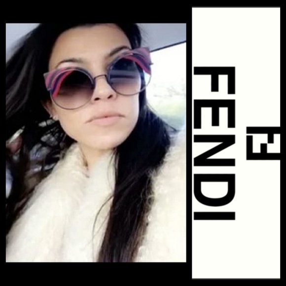 Fendi Accessories - FENDI 53mm Cat Eye Red Sunglasses NWT